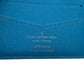 LOUIS VUITTON Bifold Wallet M82004 leather blue Compact Wallet Portefeuille Monogram slender mens Used Authentic