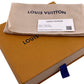 LOUIS VUITTON Bifold Wallet M82004 leather blue Compact Wallet Portefeuille Monogram slender mens Used Authentic