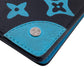 LOUIS VUITTON Bifold Wallet M82004 leather blue Compact Wallet Portefeuille Monogram slender mens Used Authentic