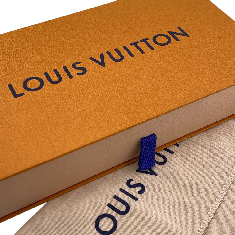 LOUIS VUITTON Long Wallet Purse M46645 leather Brown Portefeuille Monogram reverse Sarah Dauphine Women Used Authentic
