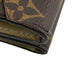 LOUIS VUITTON Tri-fold wallet M81667 leather Brown Portefeuille Monogram Celest Women Used Authentic