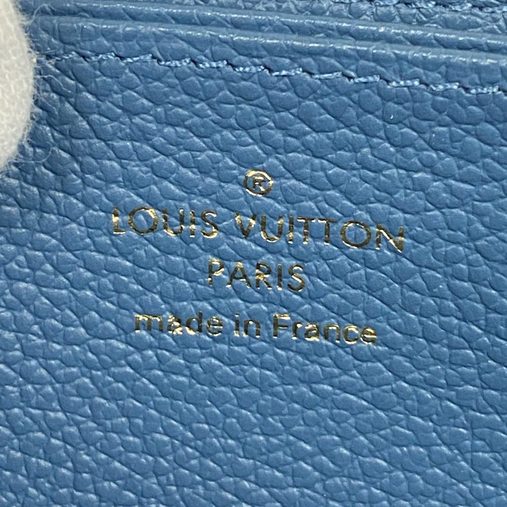 LOUIS VUITTON Long Wallet Purse M63925 leather Ivory Zip Around Monogram Ann Platt Zippy wallet Women Used Authentic
