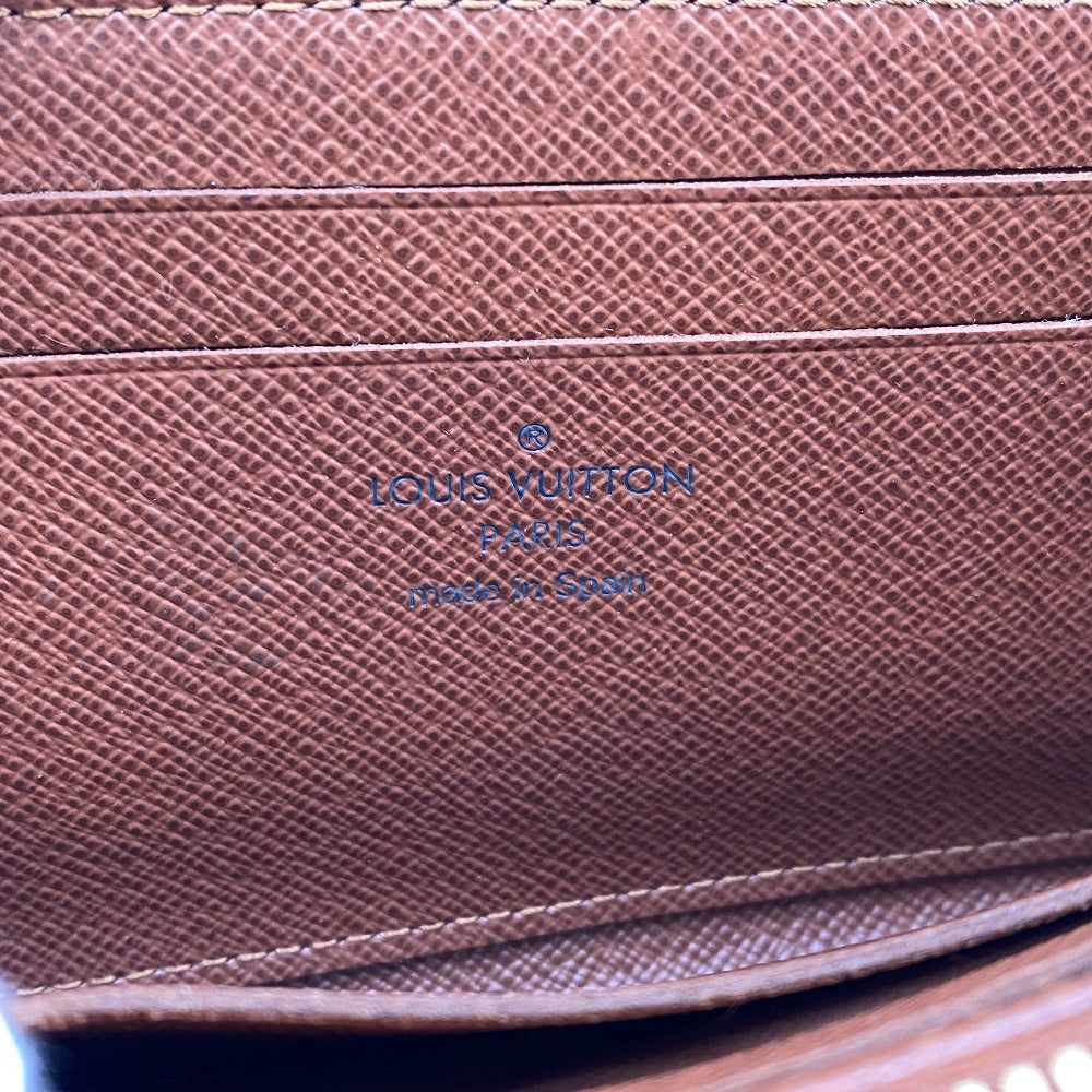 LOUIS VUITTON Long Wallet Purse M61440 leather Brown Zip Around Monogram Zippy Compact Wallet NM mens(Unisex) Used Authentic
