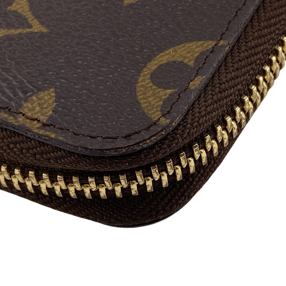 LOUIS VUITTON Long Wallet Purse M61440 leather Brown Zip Around Monogram Zippy Compact Wallet NM mens(Unisex) Used Authentic