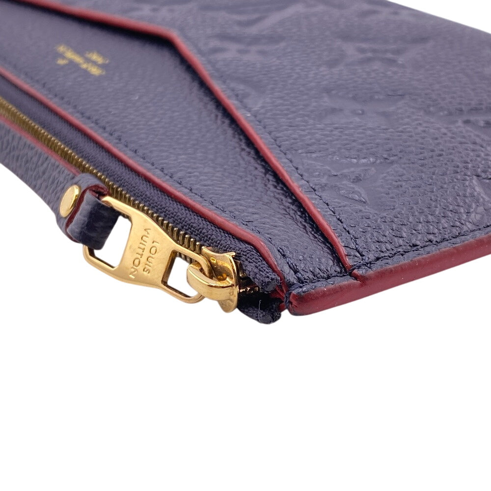 LOUIS VUITTON Pochette M68713 Monogram Ann Platt Leather Navy Pochette Monogram Ann Platt Melanie BB mens(Unisex) Used Authentic