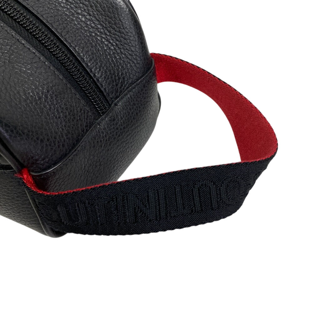 Christian Louboutin business bag leather black Blaster