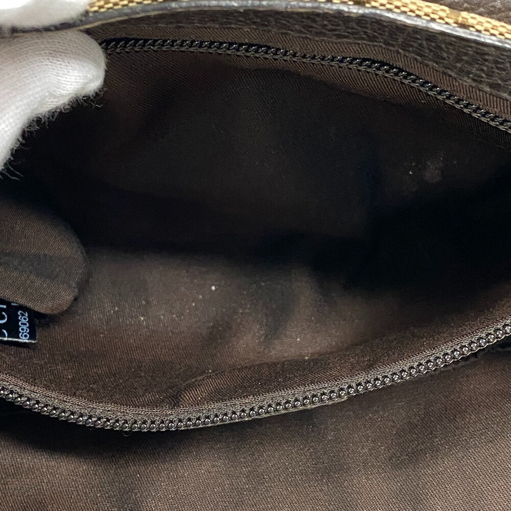 GUCCI Shoulder Bag 449172 canvas Brown GG canvas Women Used Authentic