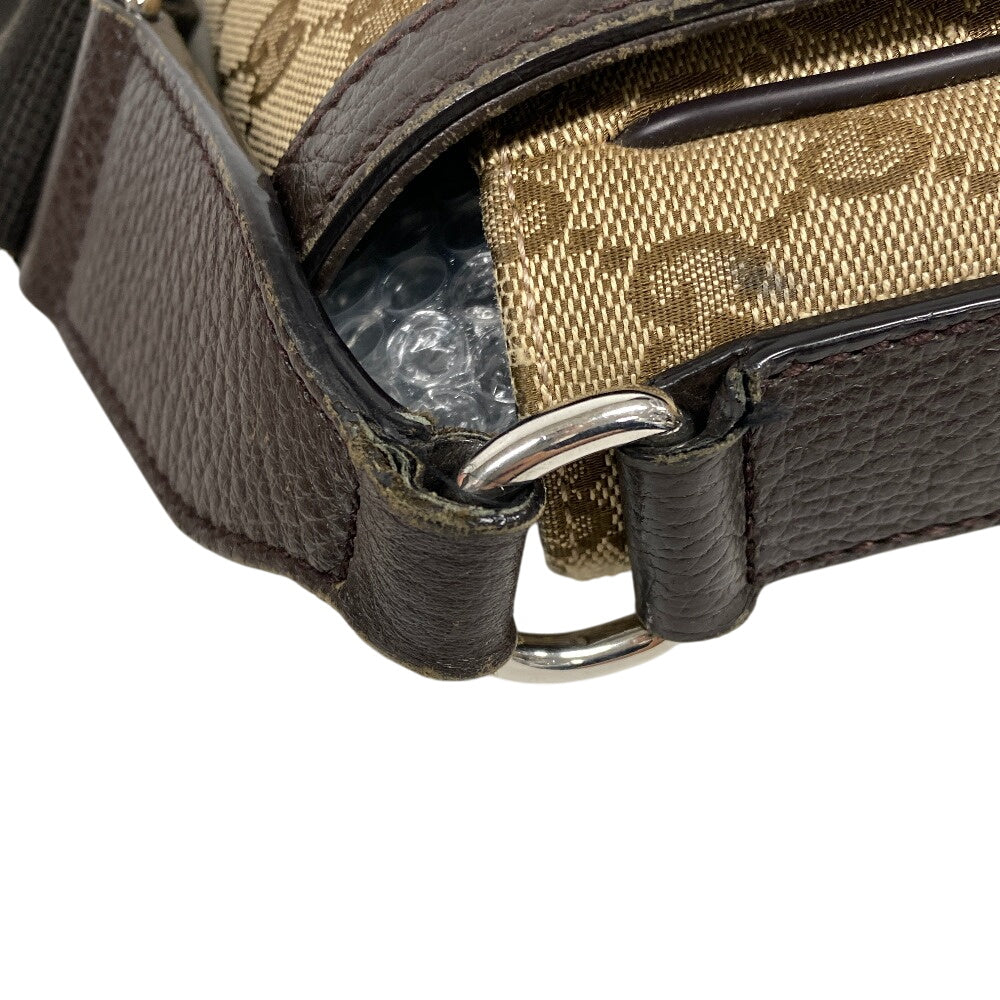 GUCCI Shoulder Bag 449172 canvas Brown GG canvas Women Used Authentic