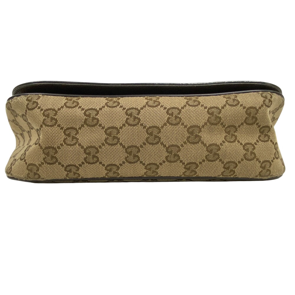 GUCCI Shoulder Bag 449172 canvas Brown GG canvas Women Used Authentic