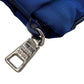 PRADA Pouch Nylon Navy Triangle Women Used Authentic