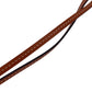 CELINE charm leather Brown Triomphe Women Used Authentic