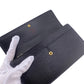 LOUIS VUITTON Long Wallet Purse Epi black Epi Portefeuille Sarah