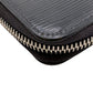 LOUIS VUITTON Long Wallet Purse M60965 Epi black Zippy wallet Epi Vertical mens Used Authentic