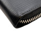 LOUIS VUITTON Long Wallet Purse M60965 Epi black Zippy wallet Epi Vertical mens Used Authentic