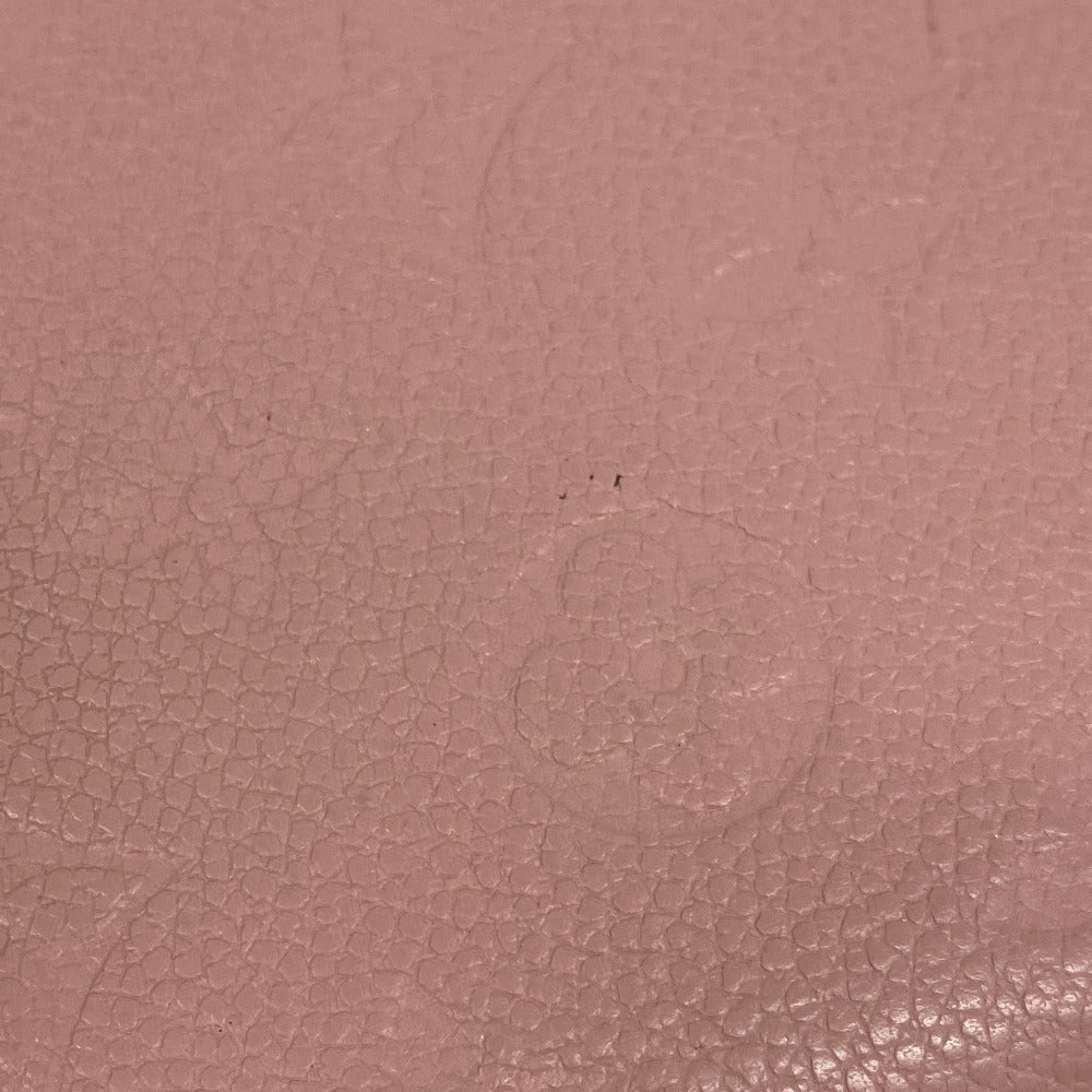 LOUIS VUITTON Long Wallet Purse M64090 Monogram Ann Platt pink Zip Around Monogram Unplant Zippy wallet Women Used Authentic
