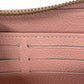 LOUIS VUITTON Long Wallet Purse M64090 Monogram Ann Platt pink Zip Around Monogram Unplant Zippy wallet Women Used Authentic