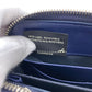FENDI Long Wallet Purse 8M0299 leather black Zip Around Plexiglass studs Women(Unisex) Used Authentic