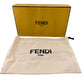 FENDI Long Wallet Purse 8M0299 leather black Zip Around Plexiglass studs Women(Unisex) Used Authentic