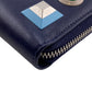 FENDI Long Wallet Purse 8M0299 leather black Zip Around Plexiglass studs Women(Unisex) Used Authentic