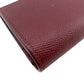 CELINE Long Wallet Purse 10B563 leather Bordeaux BEL LARGE FLAP WALLET Women Used Authentic