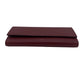 CELINE Long Wallet Purse 10B563 leather Bordeaux BEL LARGE FLAP WALLET Women Used Authentic