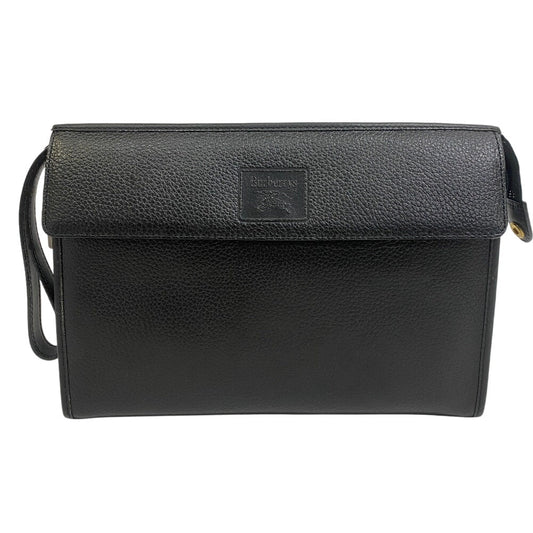 BURBERRY business bag leather black