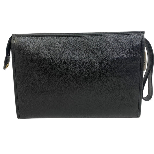 BURBERRY business bag leather black