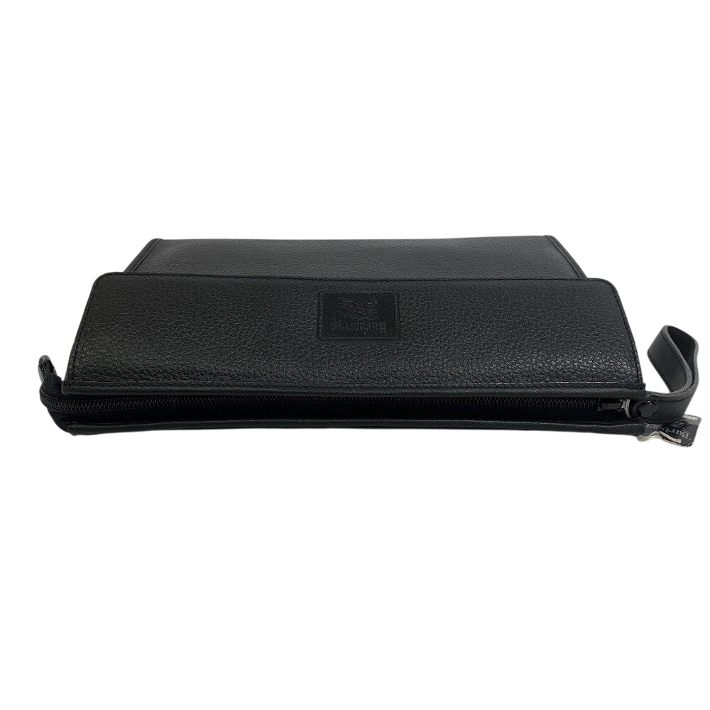 BURBERRY business bag leather black