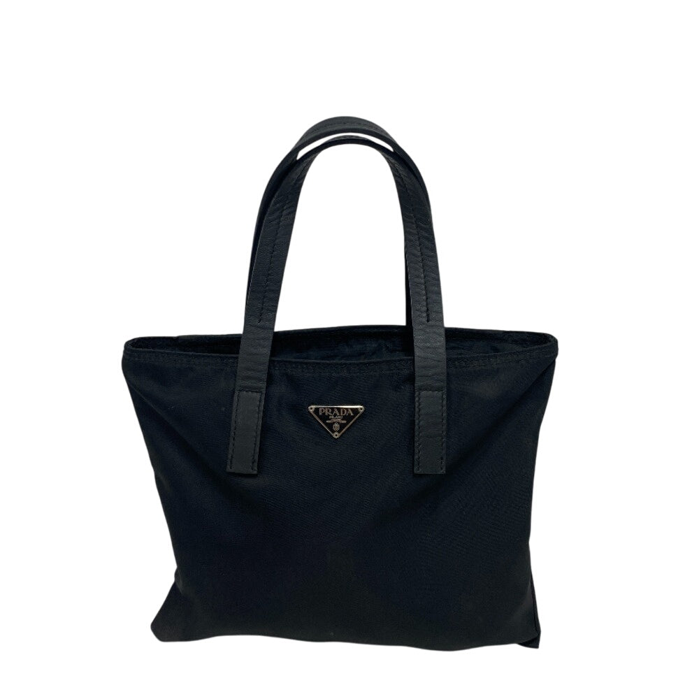 PRADA Handbag Nylon black Mini handbag Triangular plate Women(Unisex) Used Authentic