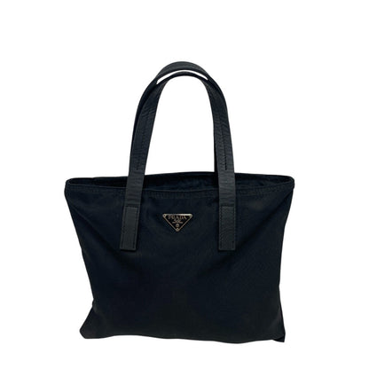 PRADA Handbag Nylon black Mini handbag Triangular plate Women(Unisex) Used Authentic