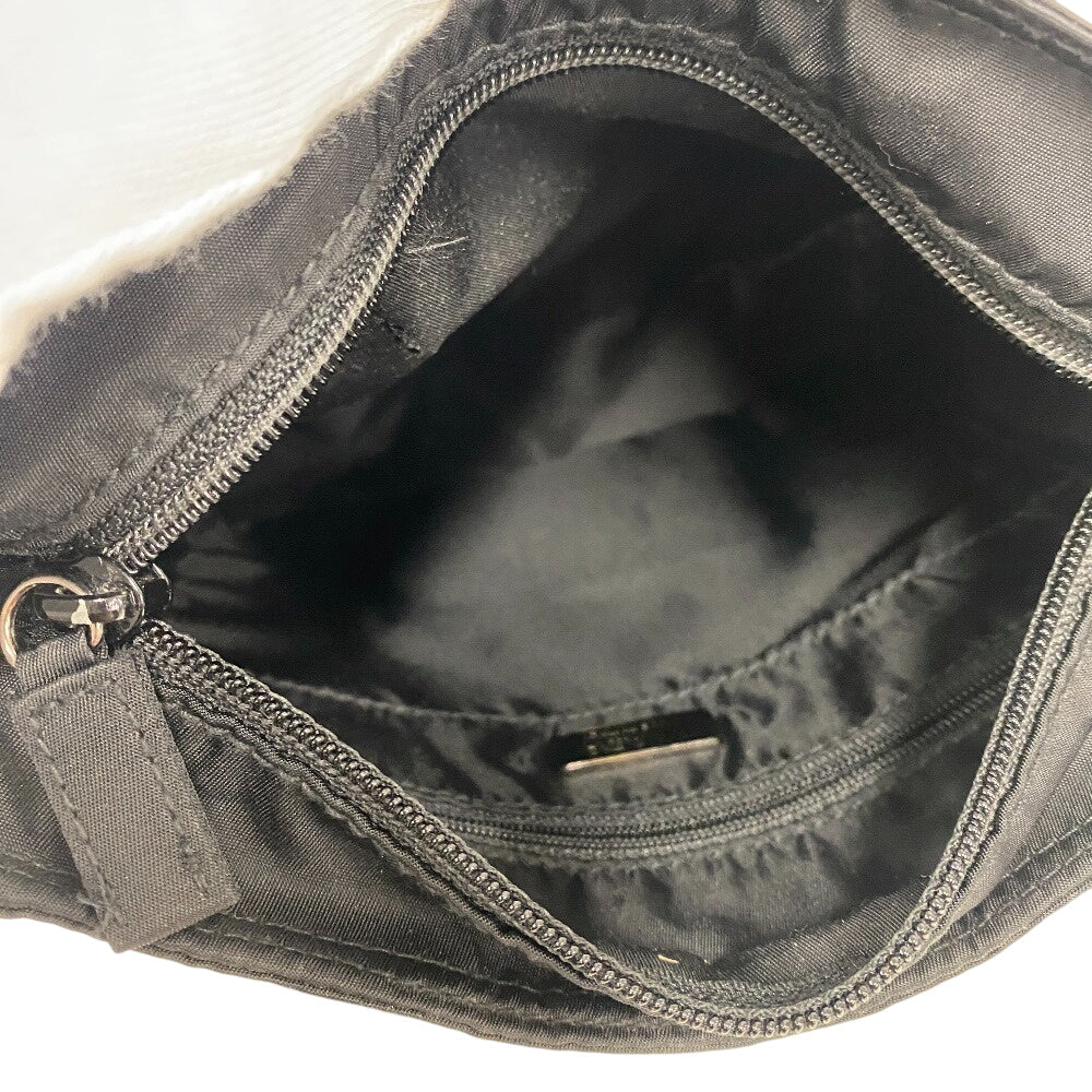 PRADA Handbag Nylon black Mini handbag Triangular plate Women(Unisex) Used Authentic