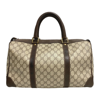 GUCCI Boston Duffel bag 40 GG canvas Brown GG Old Gucci Women(Unisex) Used Authentic