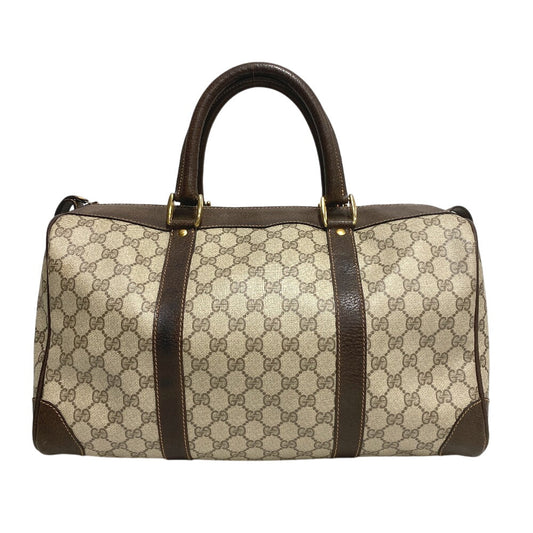 GUCCI Boston Duffel bag 40 GG canvas Brown GG Old Gucci Women(Unisex) Used Authentic