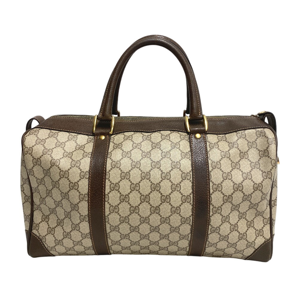 GUCCI Boston Duffel bag 40 GG canvas Brown GG Old Gucci Women(Unisex) Used Authentic