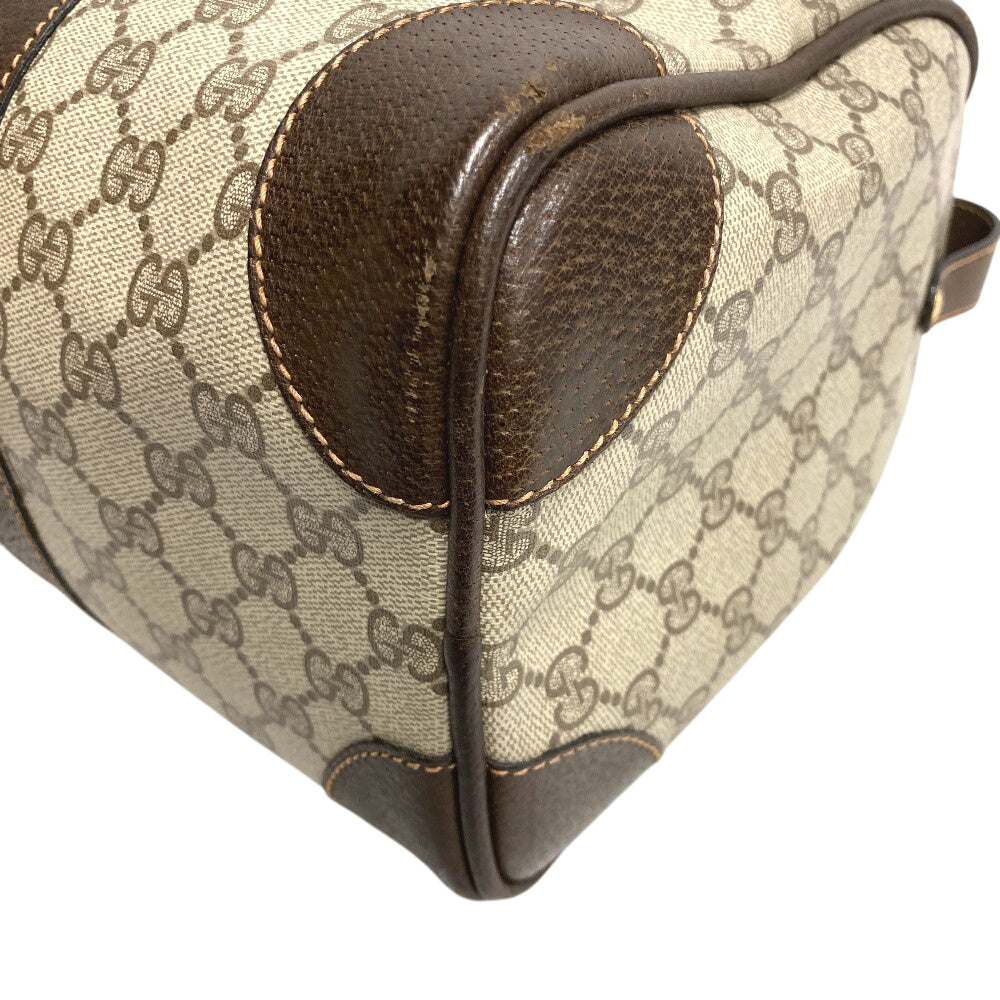 GUCCI Boston Duffel bag 40 GG canvas Brown GG Old Gucci Women(Unisex) Used Authentic