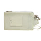 BALENCIAGA Pouch 659783 leather white 1IZIM Travel pouch logo cash pouch Card Case Women(Unisex) Used Authentic