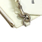 BALENCIAGA Pouch 659783 leather white 1IZIM Travel pouch logo cash pouch Card Case Women(Unisex) Used Authentic