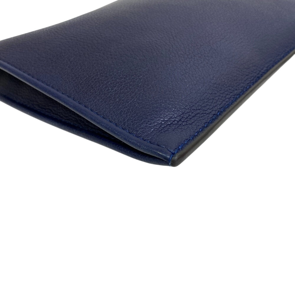 LOUIS VUITTON Pochette R99587 Taurillon Clemence, Leather Navy business bag Epi Taurillon Clemence Jour PM mens Used Authentic