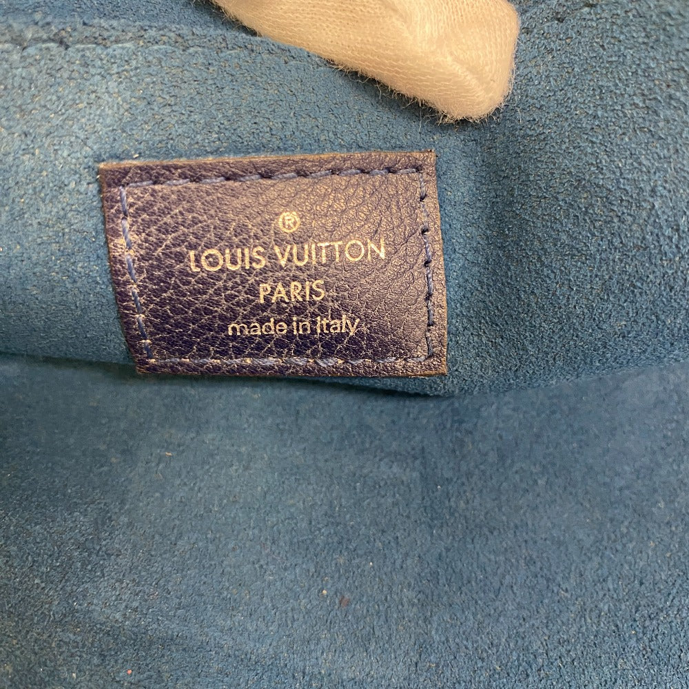 LOUIS VUITTON Pochette R99587 Taurillon Clemence, Leather Navy business bag Epi Taurillon Clemence Jour PM mens Used Authentic