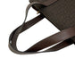 CELINE Handbag Leather, Canvas Brown canvas Sulky