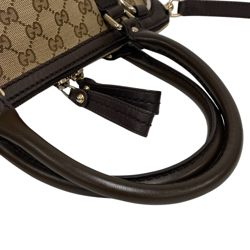 GUCCI Handbag 247902 canvas Brown Tote Bag GG canvas mens Used Authentic