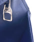 LOUIS VUITTON Long Wallet Purse M80465 leather Navy Monogram Watercolor Portefeuille Brassa Women Used Authentic