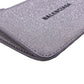BALENCIAGA Coin case 637130 leather Silver Fragment case Glitter Women Used Authentic