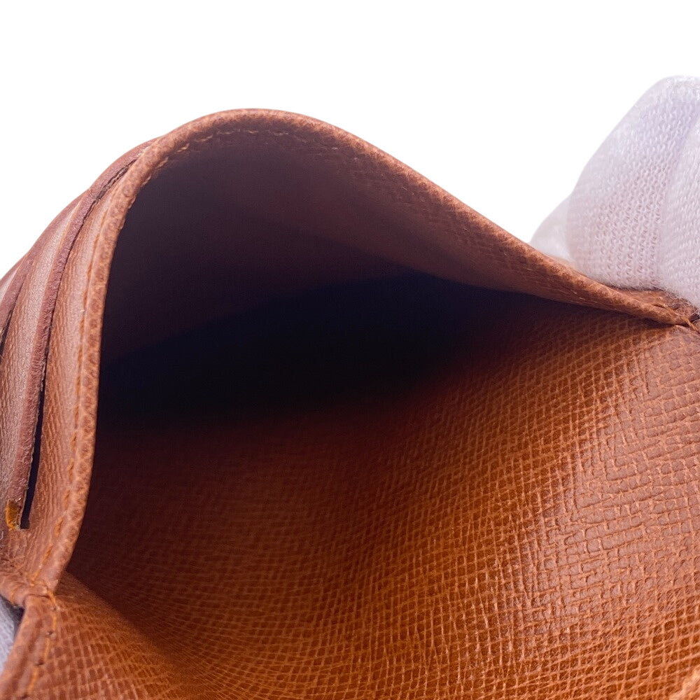 LOUIS VUITTON Bill Compartment M60929 Monogram Brown Monogram Porto Vie 6 Cartes Credit W9×H12cm