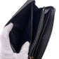 Dior Long Wallet Purse leather black CD logo