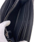Dior Long Wallet Purse leather black CD logo