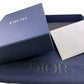 Dior Long Wallet Purse leather black CD logo