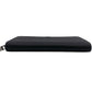 Dior Long Wallet Purse leather black CD logo