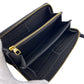 LOUIS VUITTON Long Wallet Purse M80481 leather black Zip Around Monogram Ann Platt Zippy Wallet Bicolor Women Used Authentic