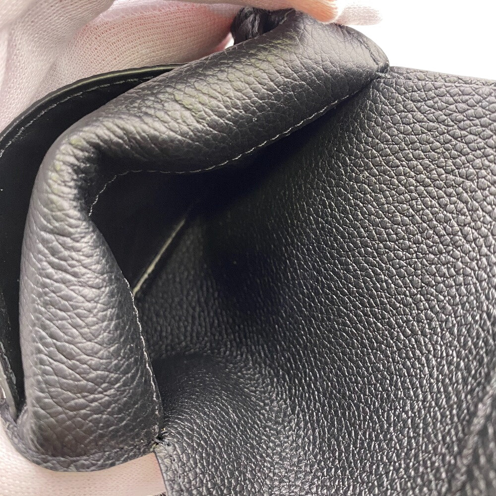 LOUIS VUITTON Bifold Wallet M80880 Monogram Ann Platt Noir Monogram Ann Platt Portefeuille Metis Compact Women Used Authentic